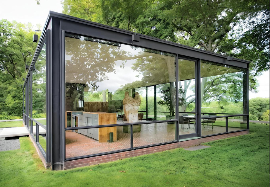 Flat roof sunroom