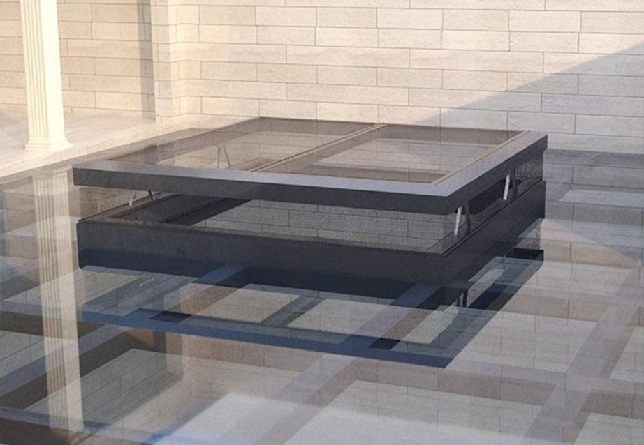 Rising skylight