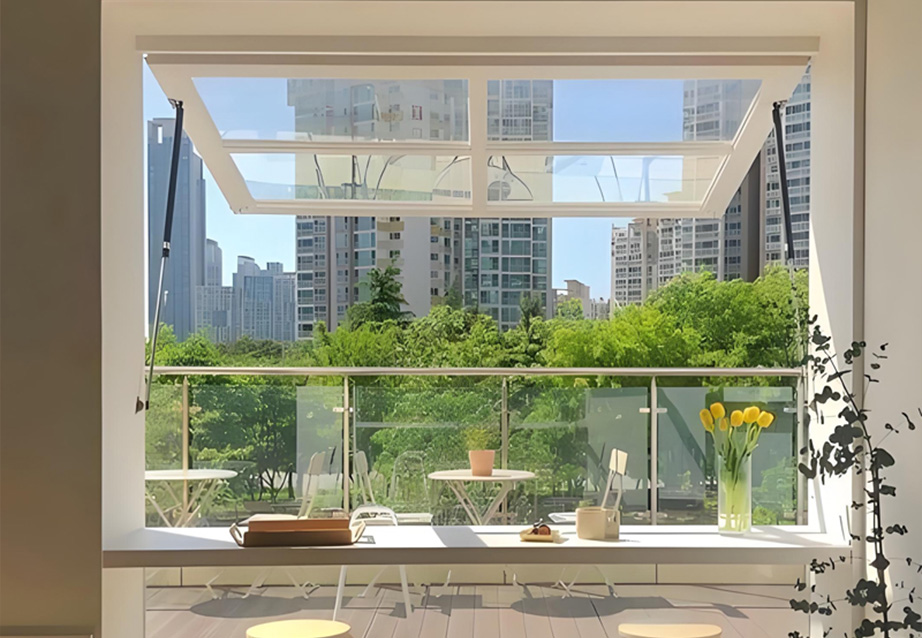 Outer-hung window