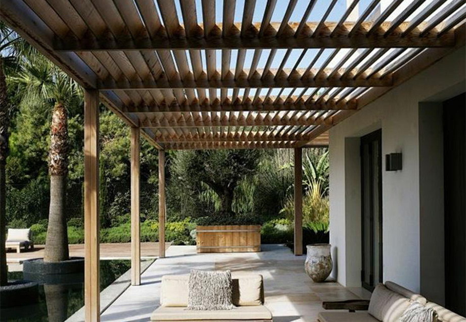 Louvered gazebo