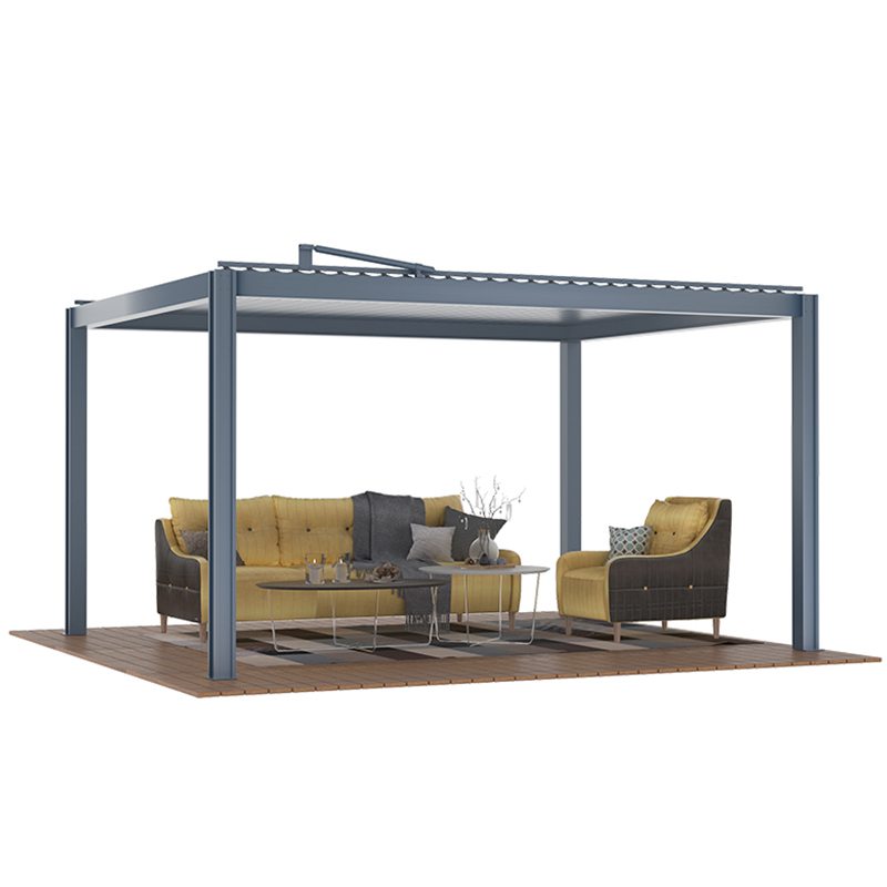Louvered gazebo