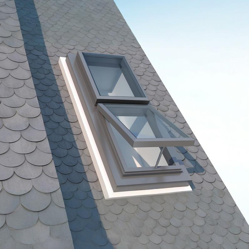 Thermal insulation Extremely narrow electric skylight
