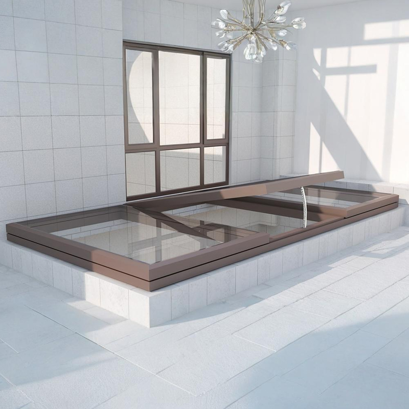 Thermal insulation Extremely narrow electric skylight