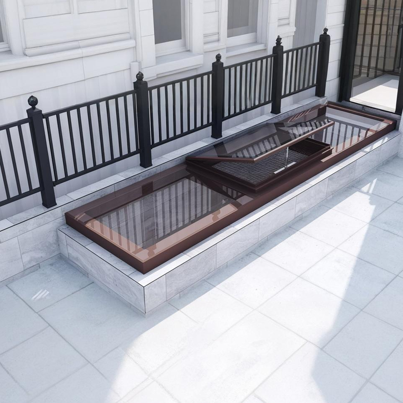 Thermal insulation Extremely narrow electric skylight