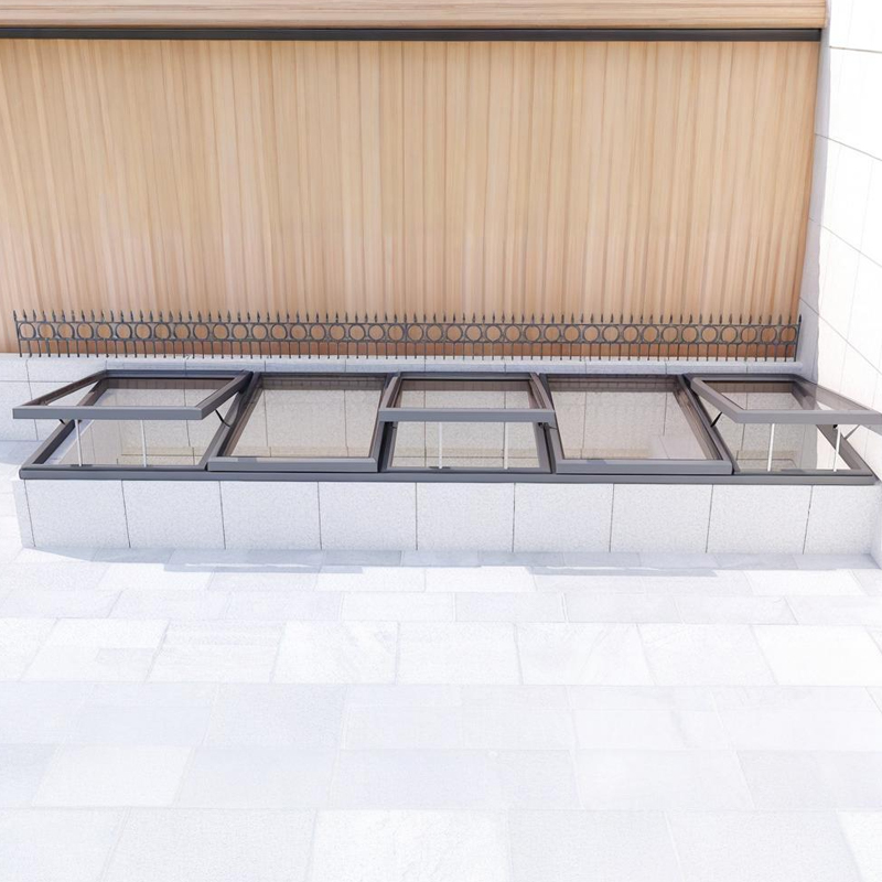 Thermal insulation Extremely narrow electric skylight
