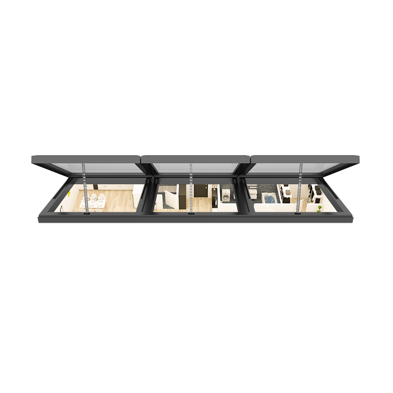 Thermal insulation Extremely narrow electric skylight