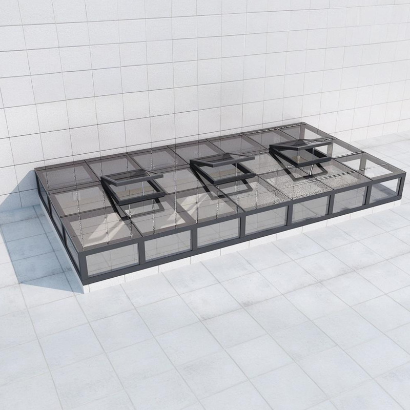 Thermal insulation Extremely narrow electric skylight