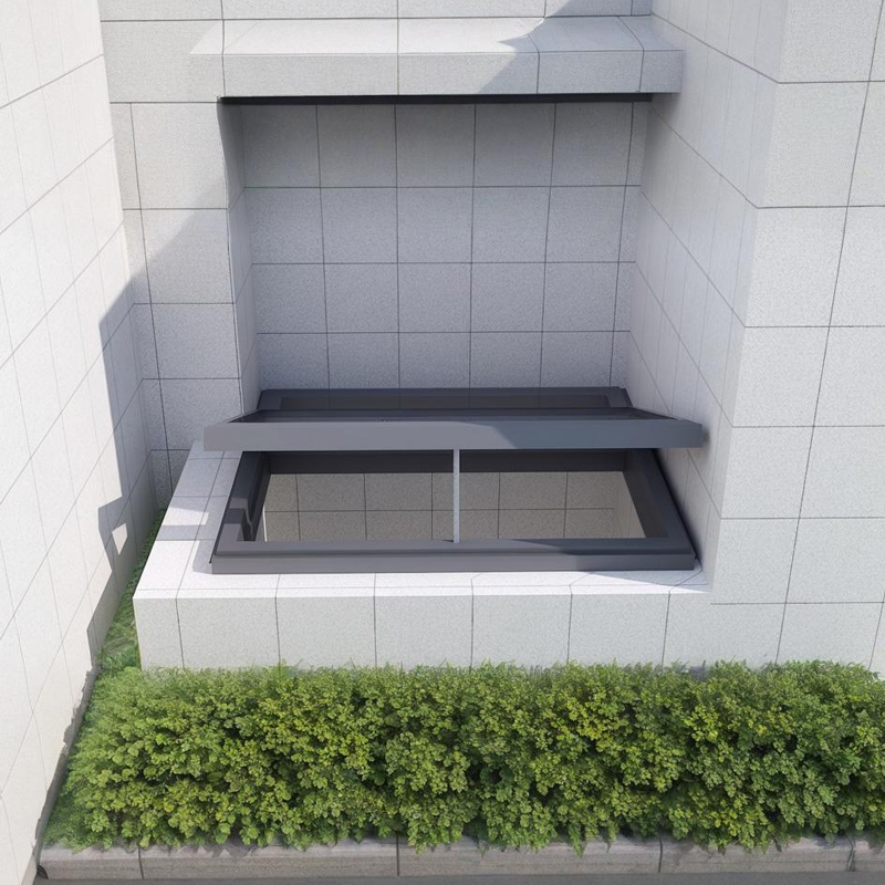 Thermal insulation Extremely narrow electric skylight