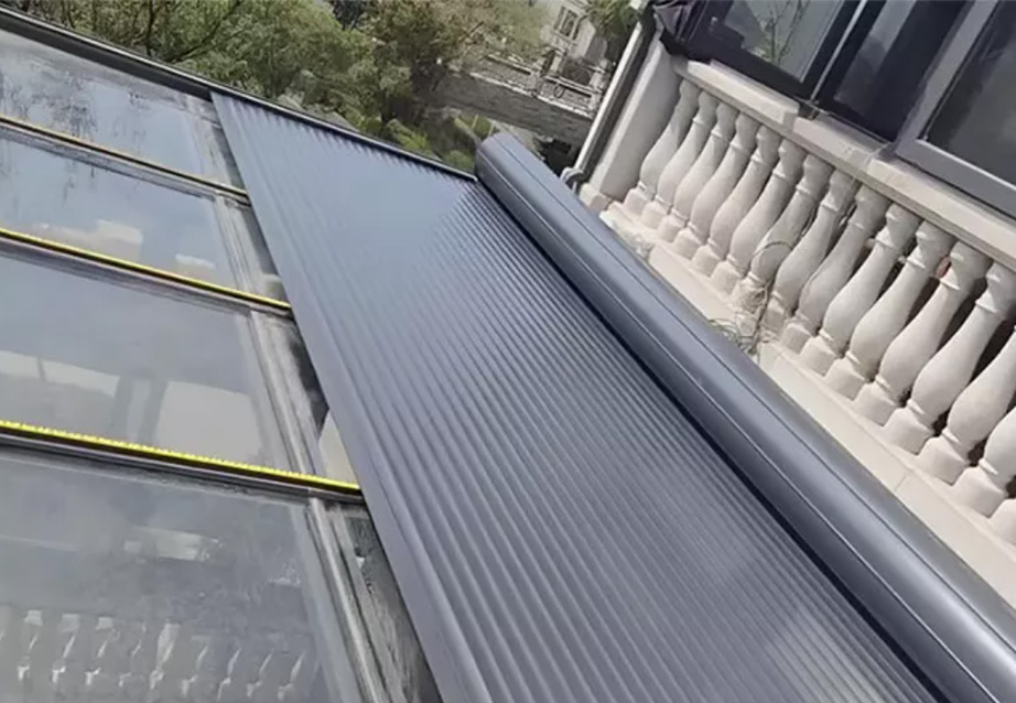 Outdoor aluminum alloy sunshade canopy