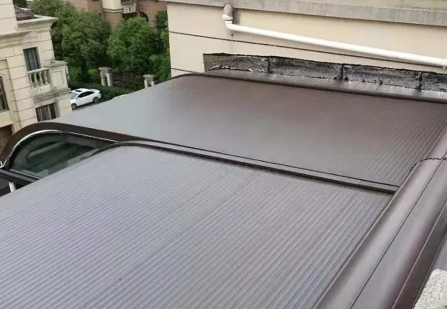 Outdoor aluminum alloy sunshade canopy