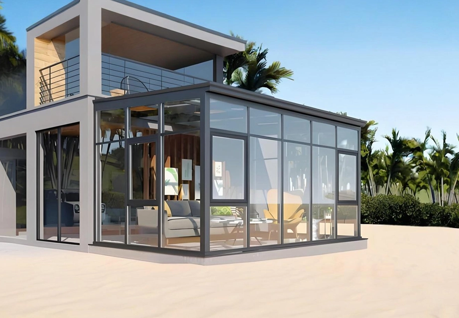 luxury outdoor sunroom