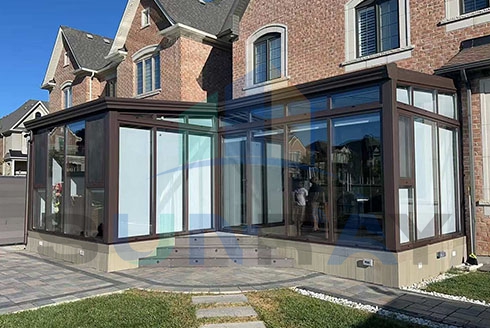 Canadian Premium Sunroom Project - Custom High-End Living Space Solution